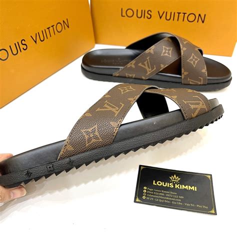 dép louis vuitton nam authentic